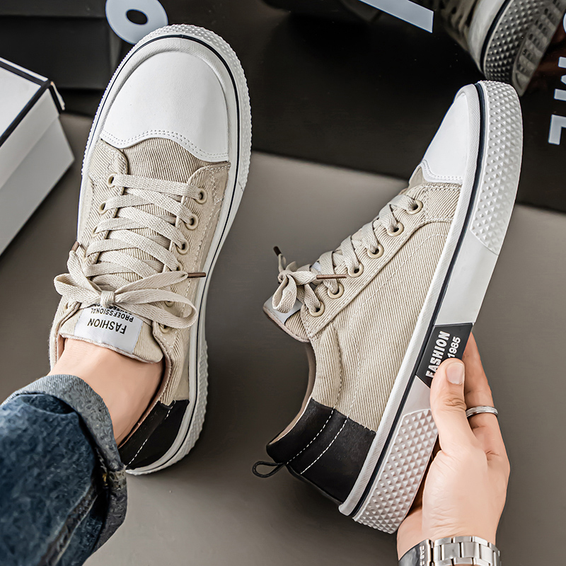 Men Shoes Everyday - Basic Everyday Cotton Shoes, Soft Ventilated