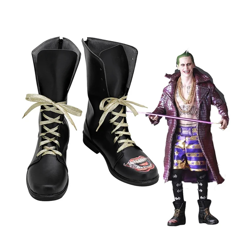 Men'S Shoes For Suits - Movie Jared Leto Cosplay Mens Joker