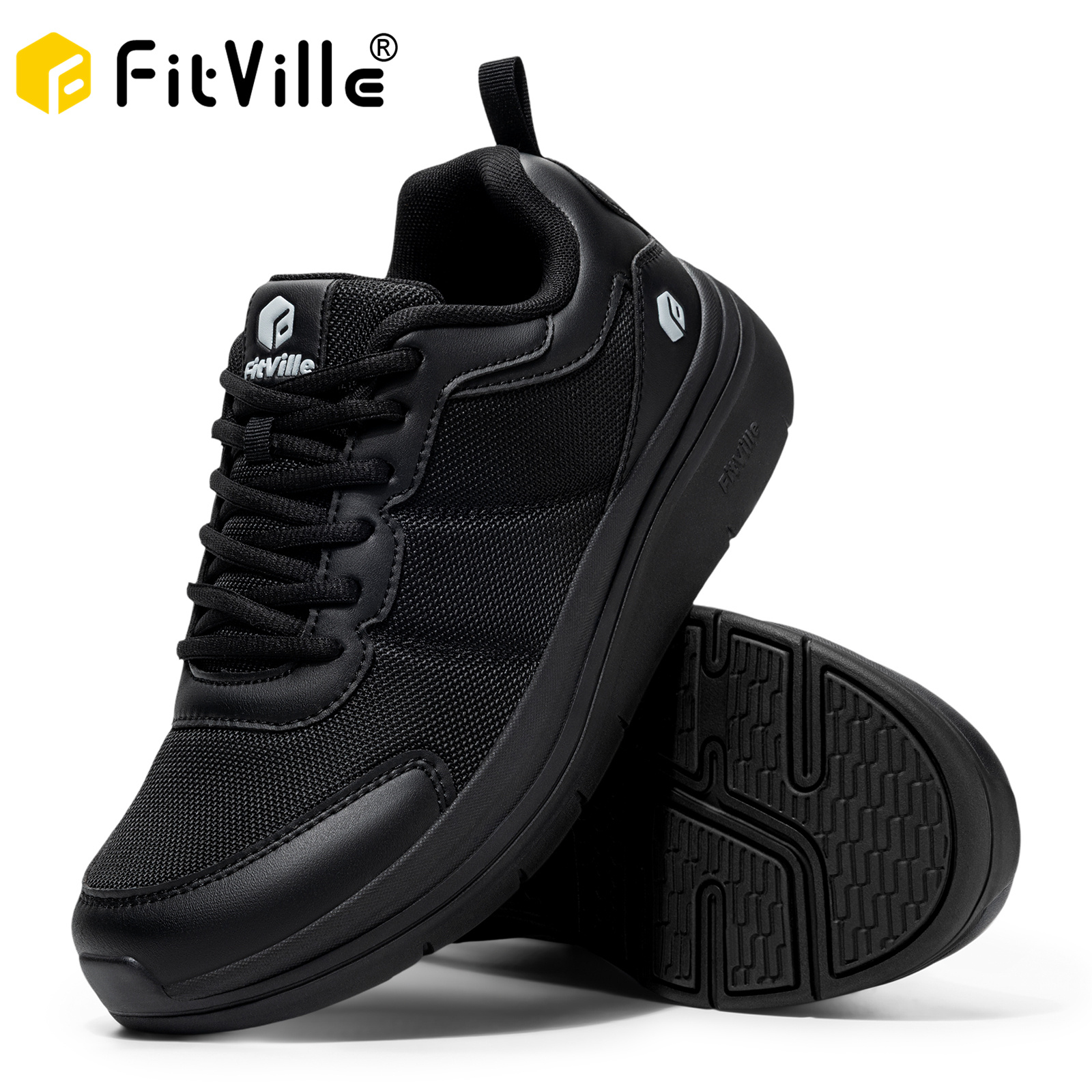 Men'S Shoes Plantar Fasciitis - FitVille Men's Walking Shoes Wide Width