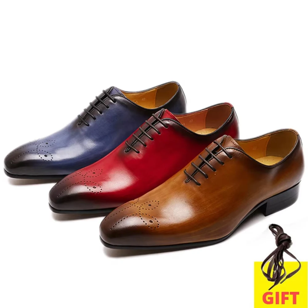 Men Shoes Red Bottom - Mens Oxford Genuine Leather Shoes Whole