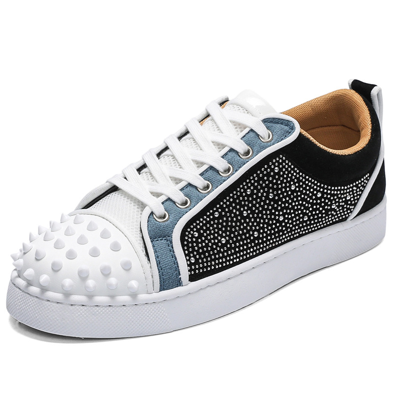 Men Shoes Red Bottom - Designer Studded Red Soled Man's Shoes