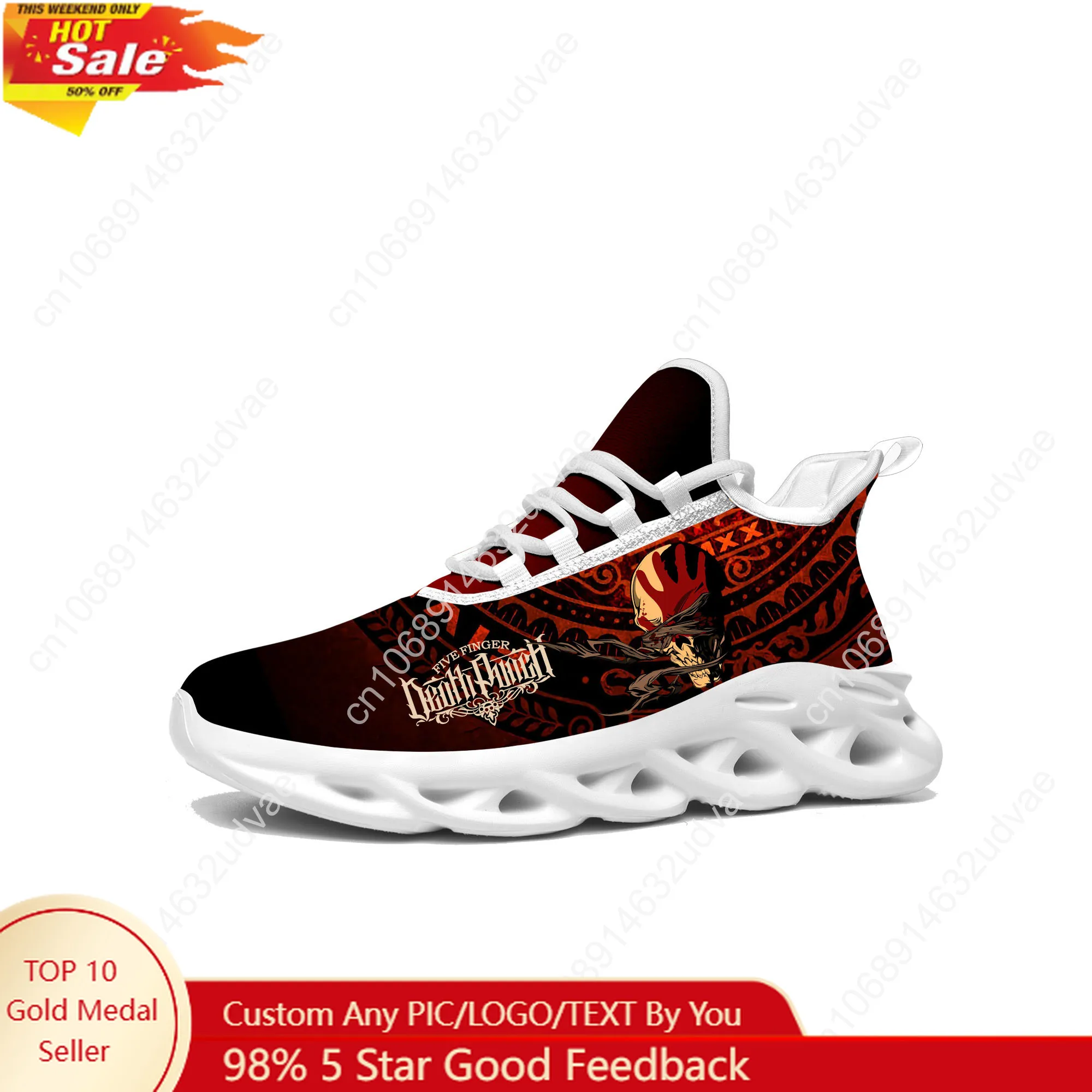 Men Shoes Running - Five Finger Death Punch Sports Sneakers