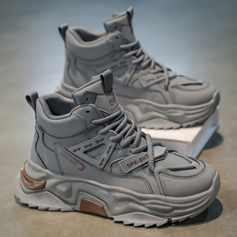 Men Shoes Running - High Top Breathable Anti Slip Man