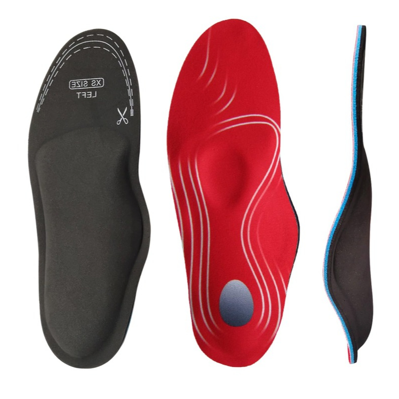 Men'S Shoes Plantar Fasciitis - Memory Foam Insole for Men Red