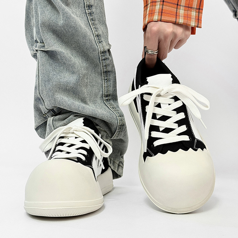 Couple Big Head Eggshell Shoes - đánh giá và giá Men Shoes Xxl