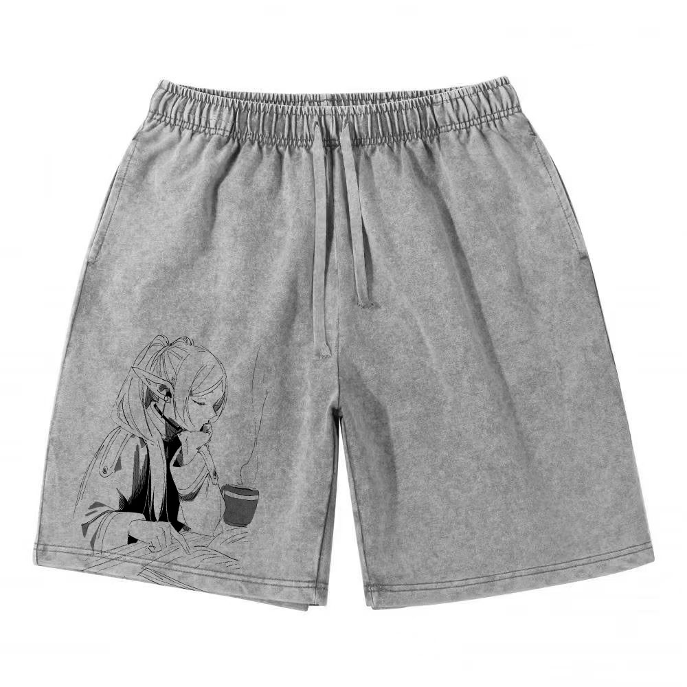 Anime Frieren Shorts Vintage W - đánh giá và giá Men Shoes Xxl
