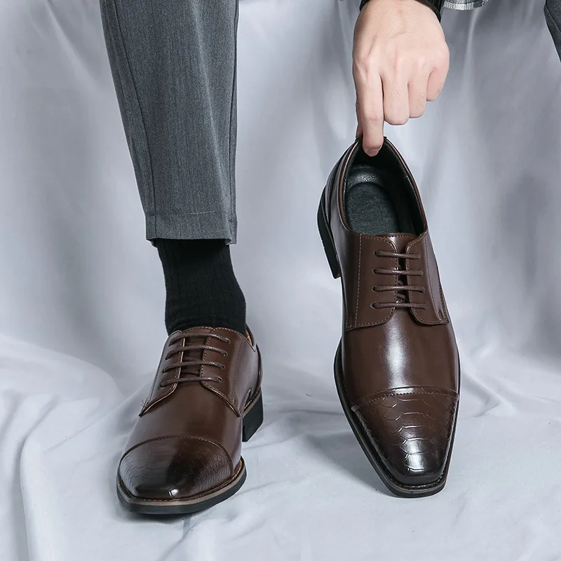 Classic Italy Pointed Toe Leat - đánh giá và giá Men Shoes Red Bottom