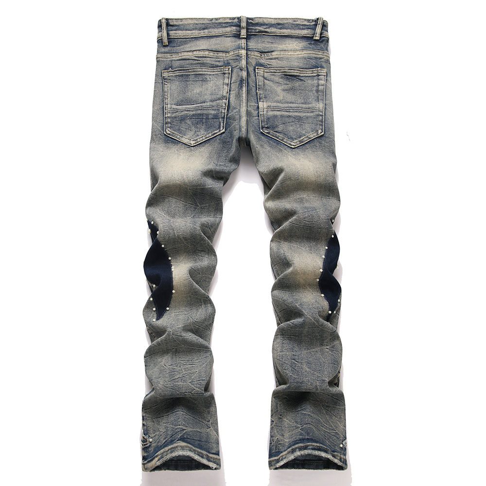 Men's Pearl Boot Cut Denim Jea - đánh giá và giá Men Shoes Jeans