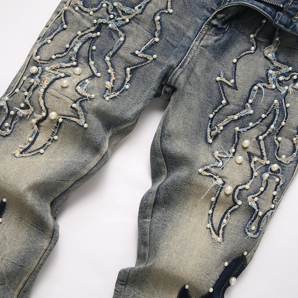 Men's Pearl Boot Cut Denim Jea - đánh giá và giá Men Shoes Jeans