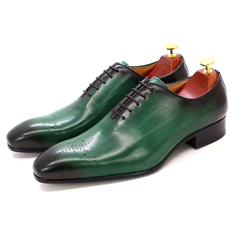 Mens Oxford Genuine Leather Sh - đánh giá và giá Men Shoes Red Bottom