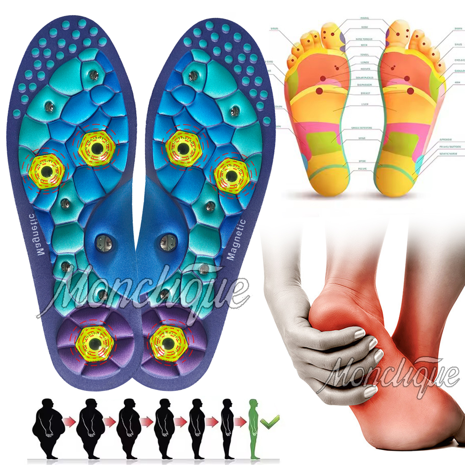Magnetic Comfortable Acupoint  - đánh giá và giá Men Shoes Outlet