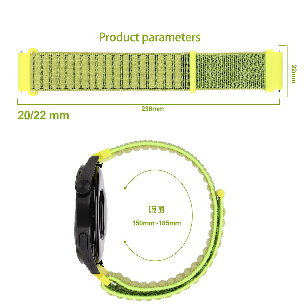 22mm Nylon Strap For Haylou So - đánh giá và giá Velcro Strap Sandal