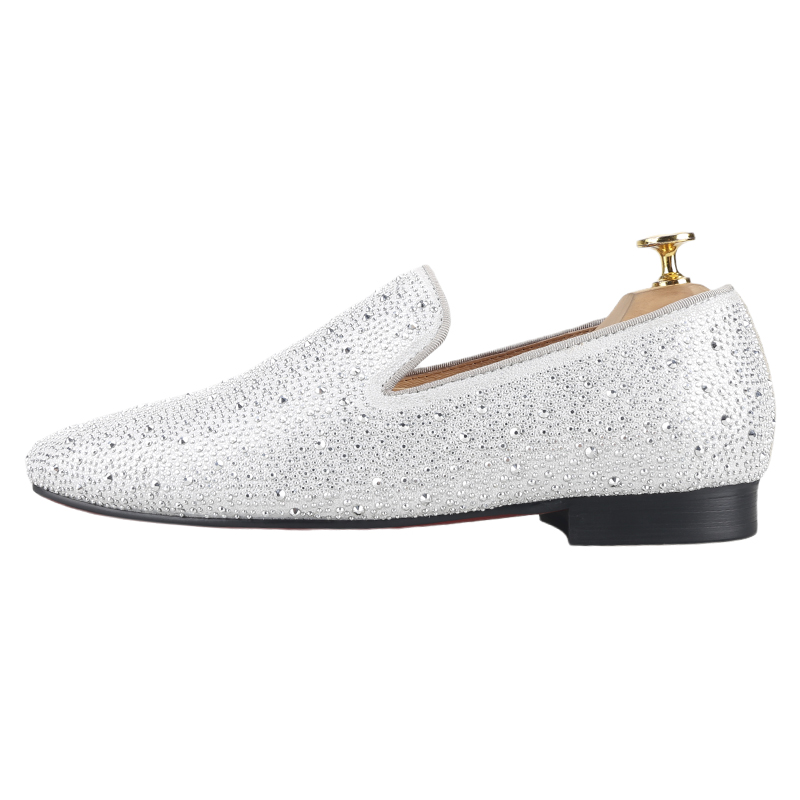 Piergitar Sliver Genuine Leath - đánh giá và giá Men Shoes Red Bottom