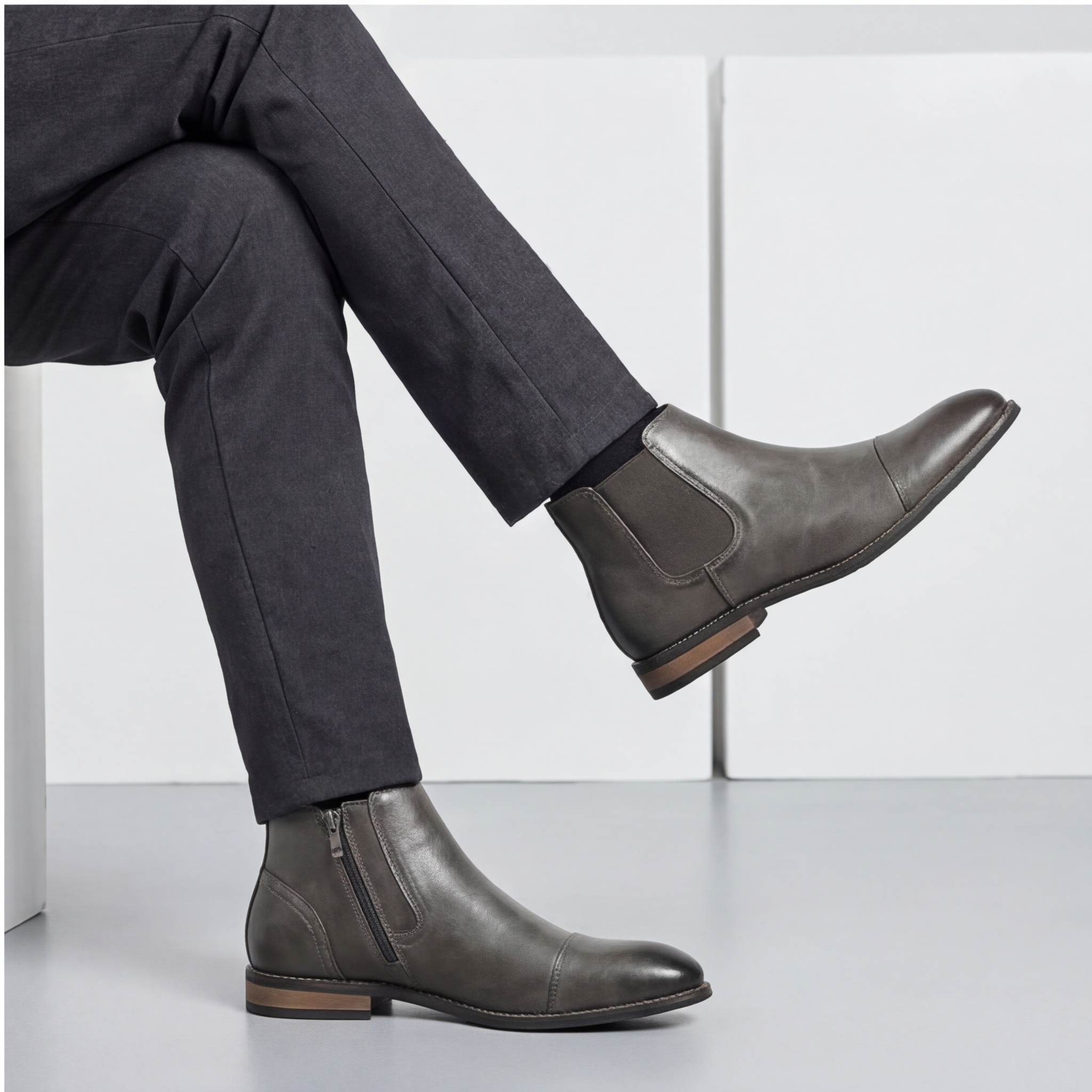 Boots Men Comfortable Fashion  - đánh giá và giá Men Shoes Red Bottom