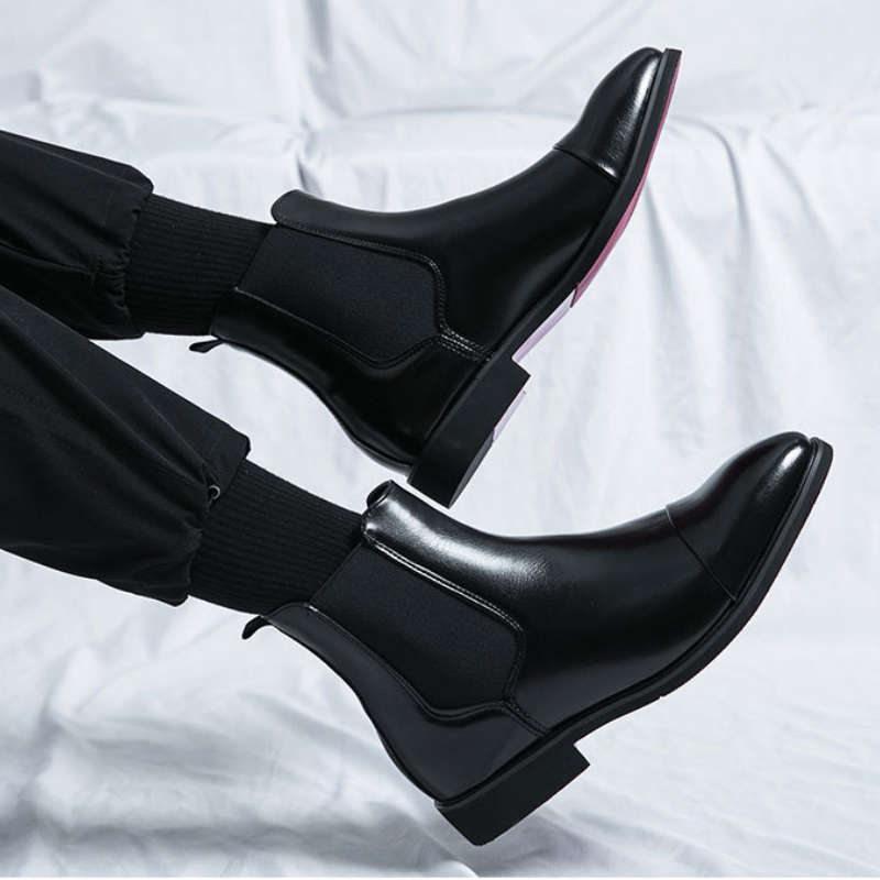 Autumn winter pointed toed mal - đánh giá và giá Men Shoes Red Bottom