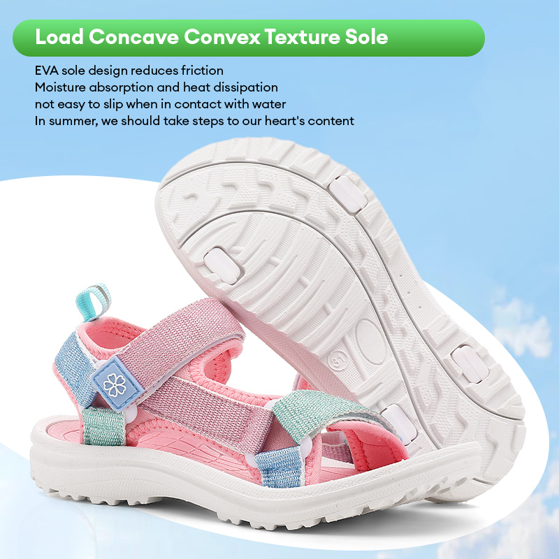 Kids Girls Sandals with Velcro - đánh giá và giá Velcro Strap Sandal