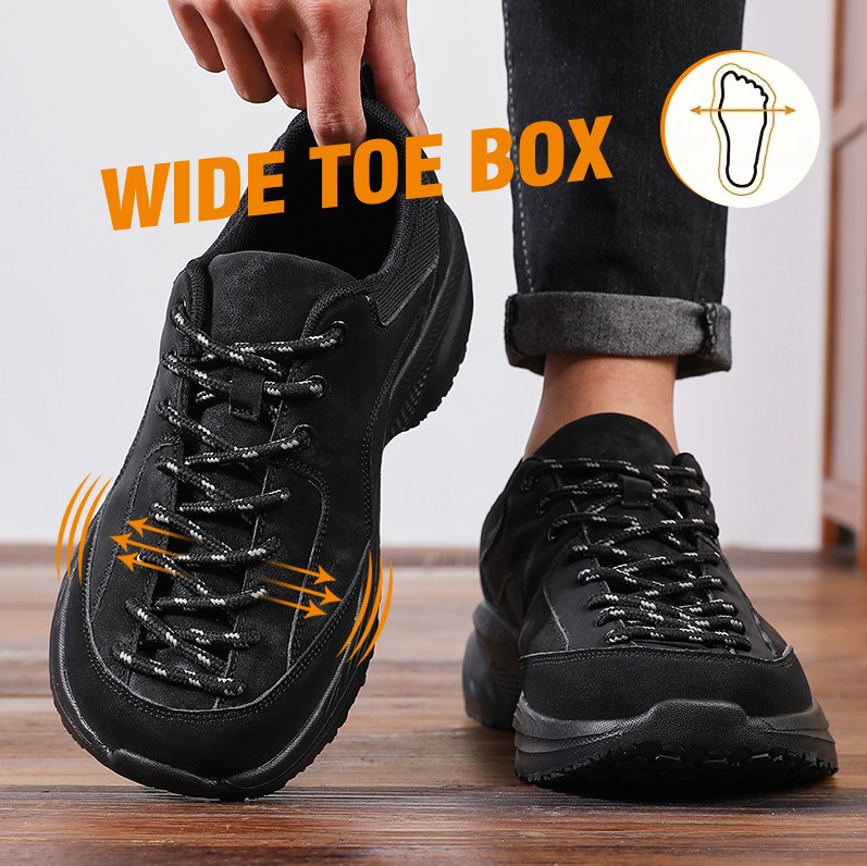 Men Wide Suede Hiking Shoes No - đánh giá và giá Men Shoes Xxl