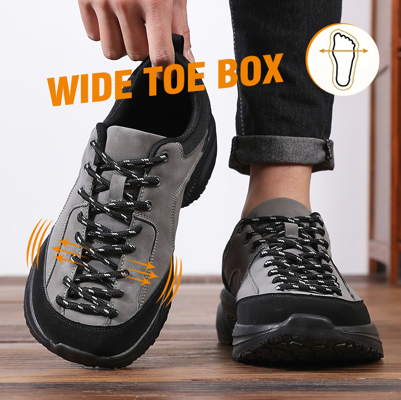 Men Wide Suede Hiking Shoes No - đánh giá và giá Men Shoes Xxl