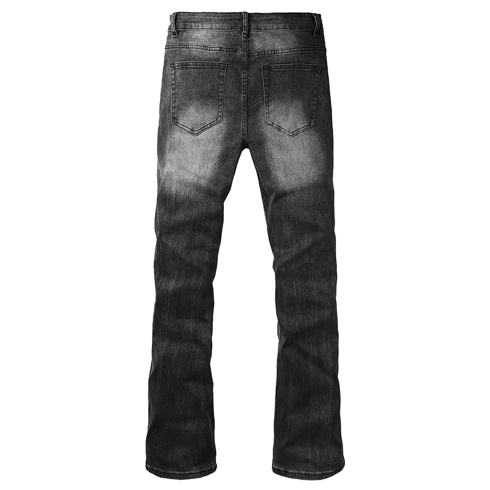 Men's Boot Cut Denim Jeans Gra - đánh giá và giá Men Shoes Jeans