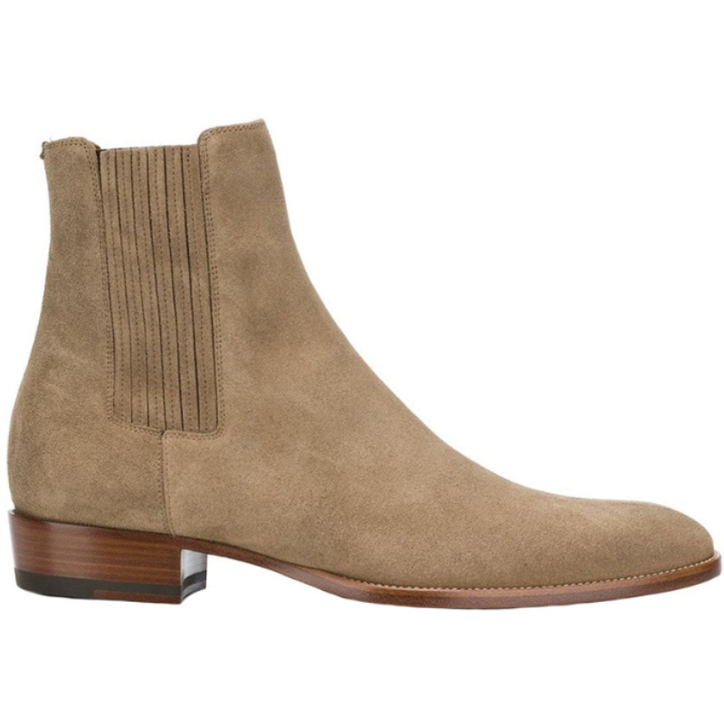 Elegant Cow Suede Chelsea Boot - đánh giá và giá Men Shoes Red Bottom