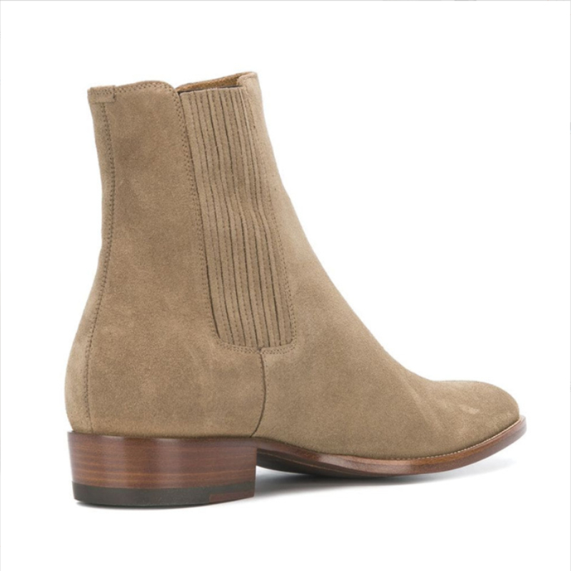 Elegant Cow Suede Chelsea Boot - đánh giá và giá Men Shoes Red Bottom