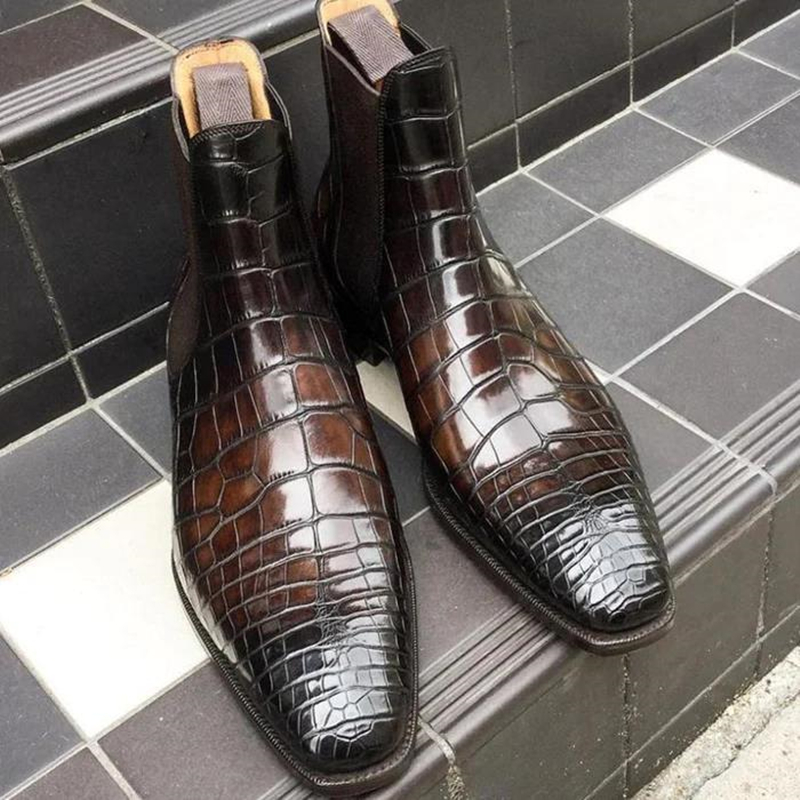 New Brown Chelsea Boots for Me - đánh giá và giá Men Shoes Red Bottom