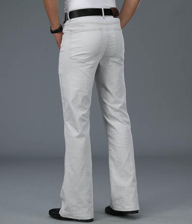Men's Beige Loose Jeans Fashio - đánh giá và giá Men Shoes Jeans