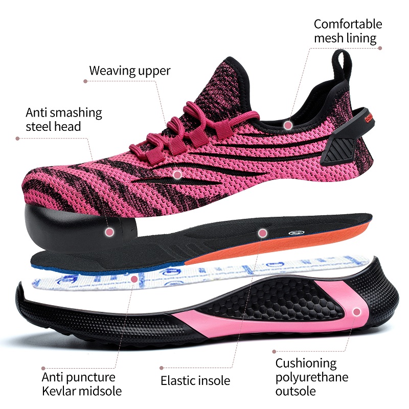 Rose Red Women Work Safety Sho - đánh giá và giá Men Shoes Red Tape
