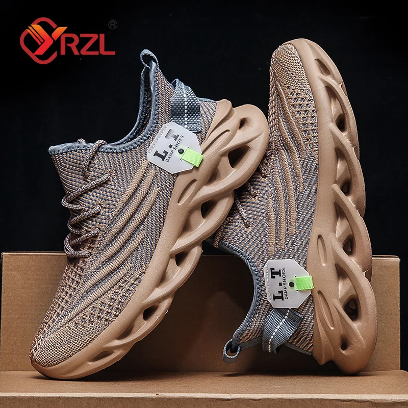 YRZL Men Sports Running Black  - đánh giá và giá Men Shoes Size 46