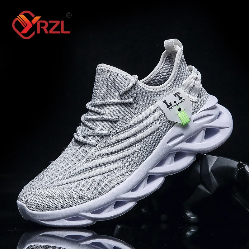 YRZL Men Sports Running Black  - đánh giá và giá Men Shoes Size 46