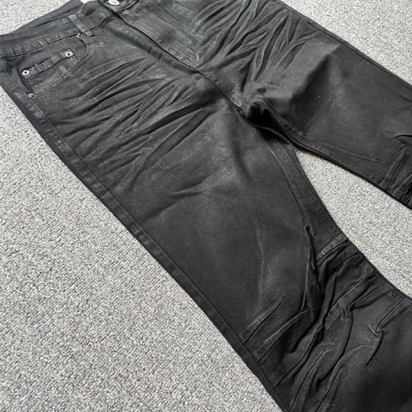 High street coated micro-flare - đánh giá và giá Men Shoes Jeans