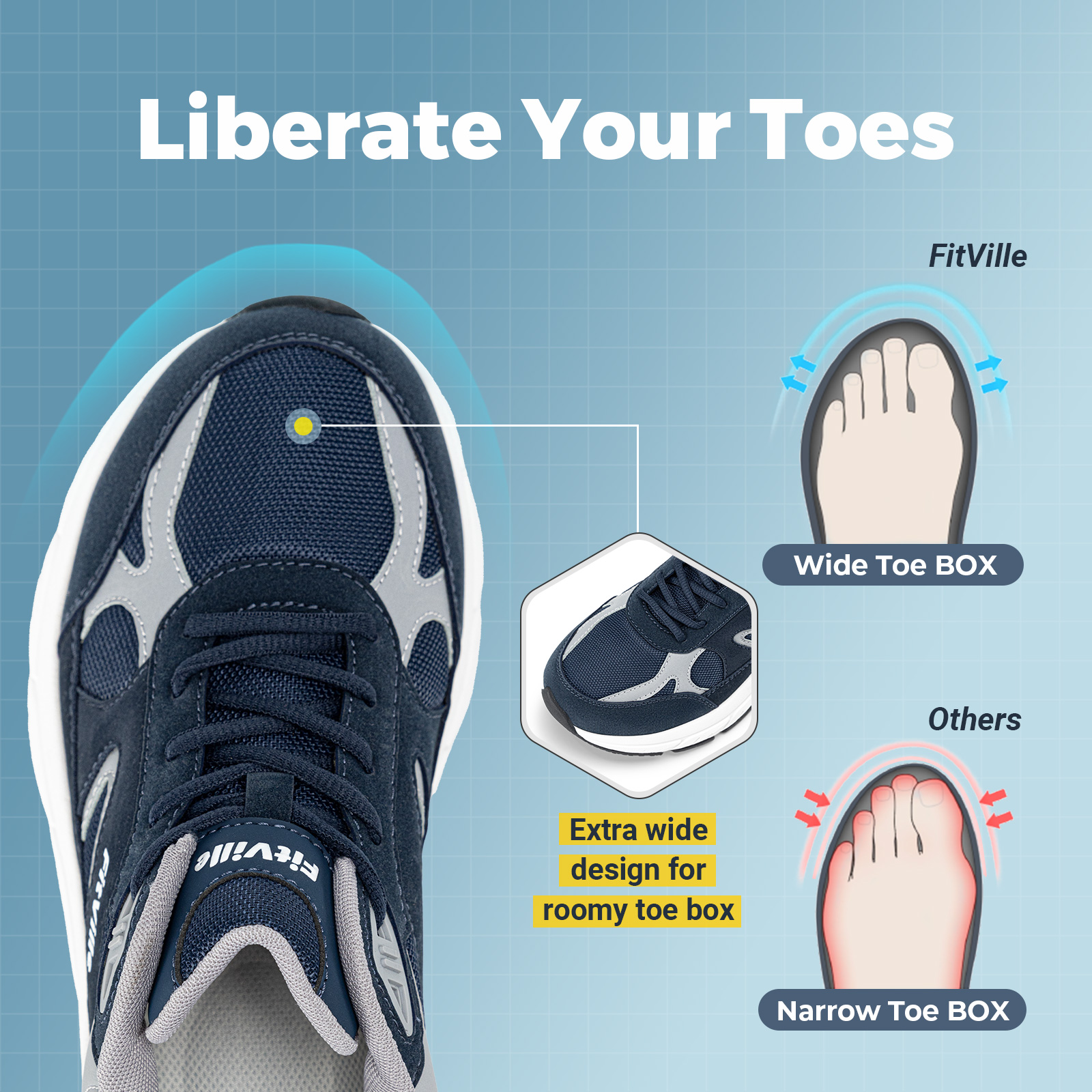 FitVille Newest Walking Shoes  - đánh giá và giá Men'S Shoes Plantar Fasciitis