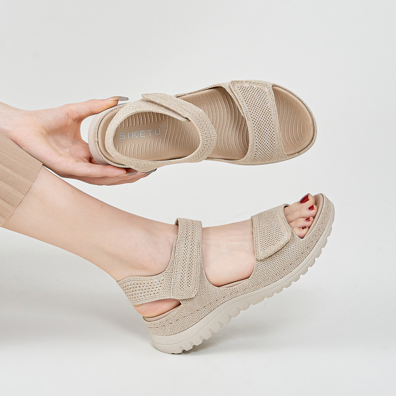 Women's Sandals retro classic  - đánh giá và giá Velcro Strap Sandal