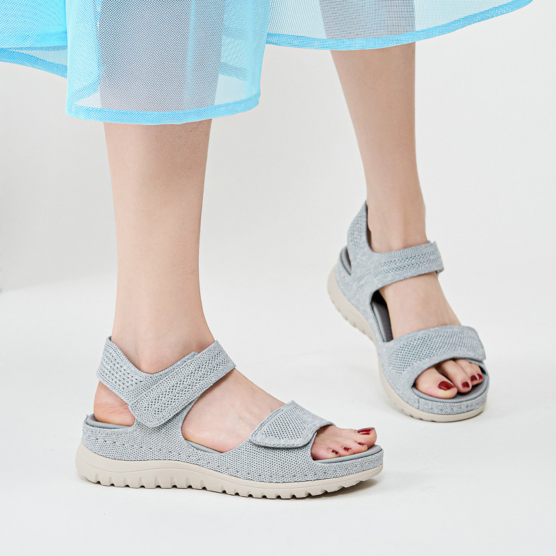 Women's Sandals retro classic  - đánh giá và giá Velcro Strap Sandal